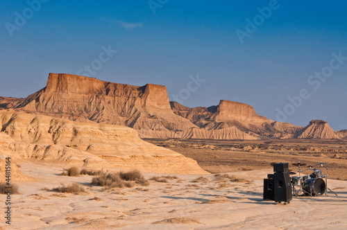 Batería en el desierto