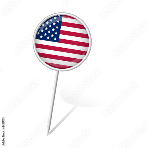 Pin rund - UNITED STATES