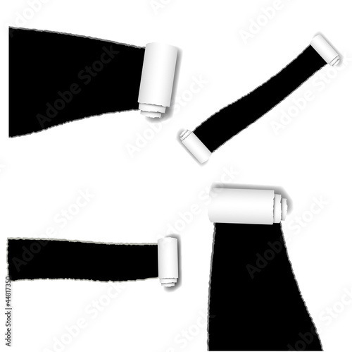 Teared Paper Vector Backgrounds