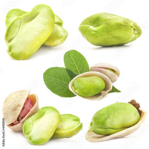 Wallpaper Mural Pistachio kernels, isolated on white background Torontodigital.ca