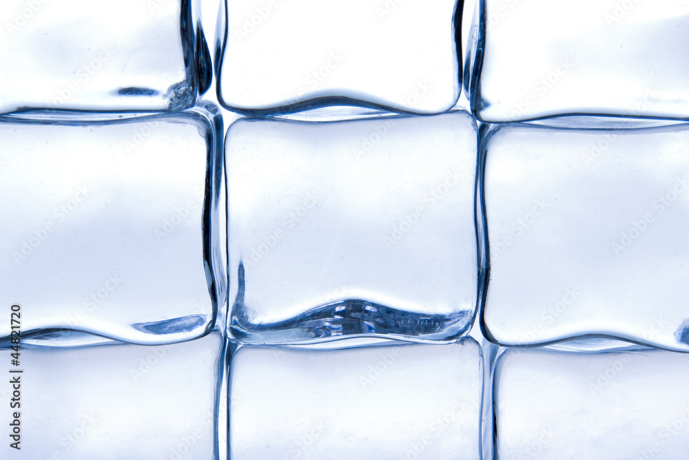 Ice cubes background Ice cubes background