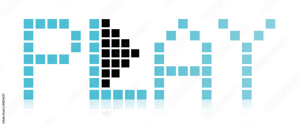 Fototapeta premium Icône play