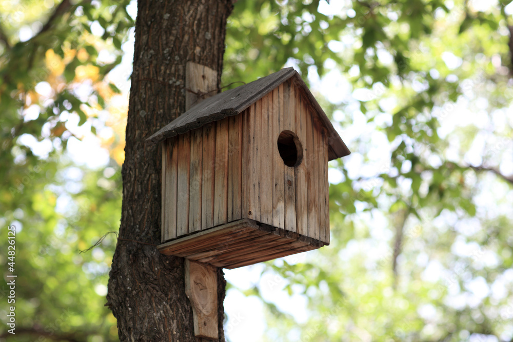 Wooden nest box Wooden nest box