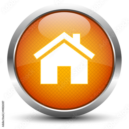 Home Button Orange