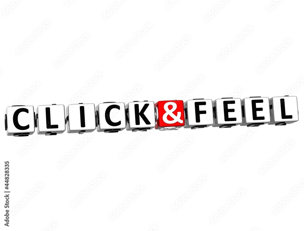 3D Click And Feel Button Click Here Block Text 3D Click And Feel Button Click Here Block Text