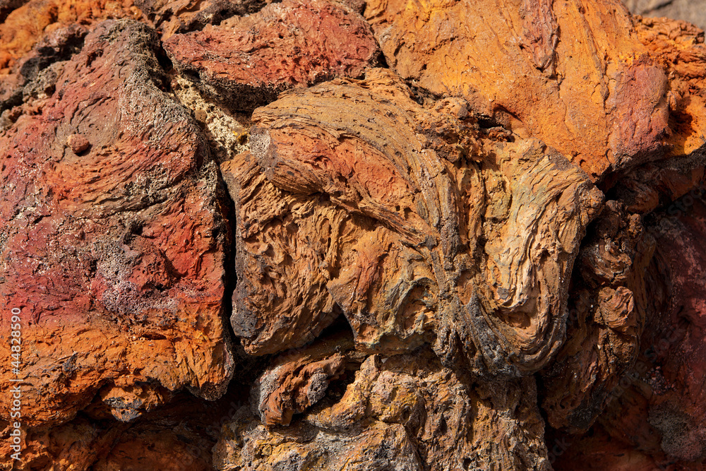 Lanzarote lava stone red rusty color texture Lanzarote lava stone red rusty color texture