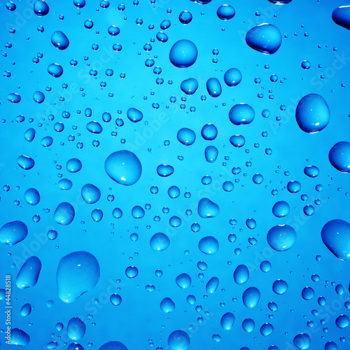 Wallpaper Mural Drops of water on glass Torontodigital.ca