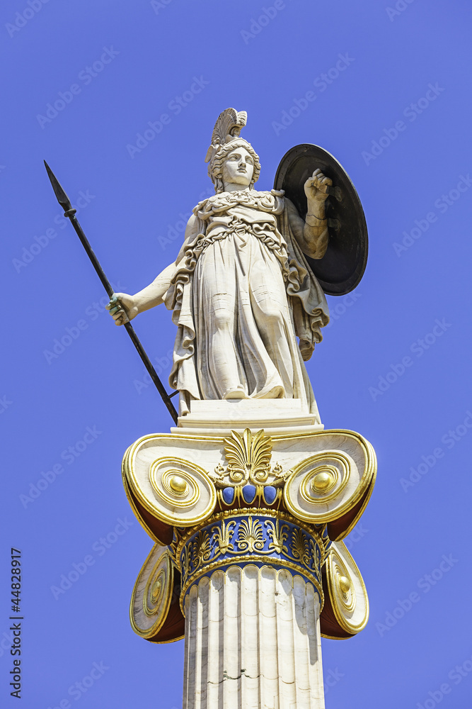 Athena statue in the academy of athens