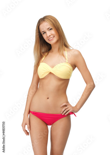 beautiful woman in bikini