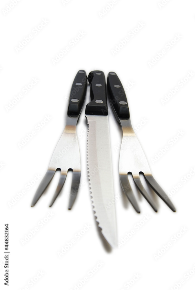 dos tenedores y un cuchillo dos tenedores y un cuchillo