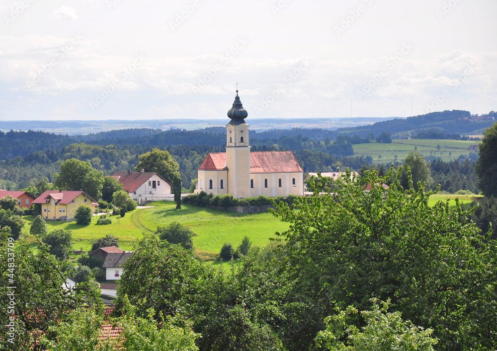 Kirche Sankt Stephanus in Lalling, Bayern Kirche Sankt Stephanus in Lalling, Bayern