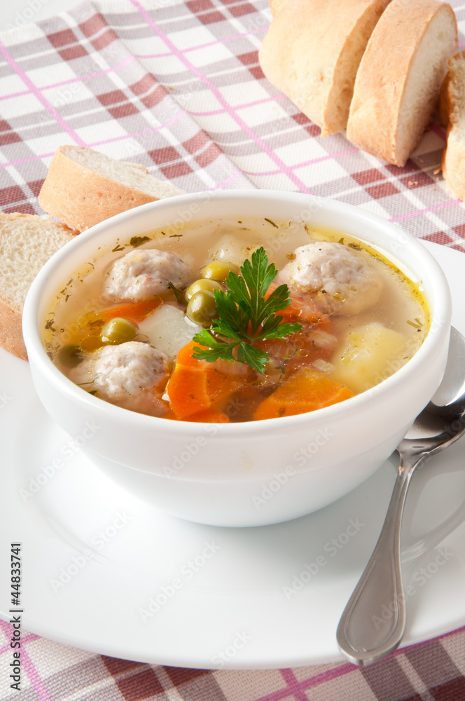 chicken soup with meatballs chicken soup with meatballs