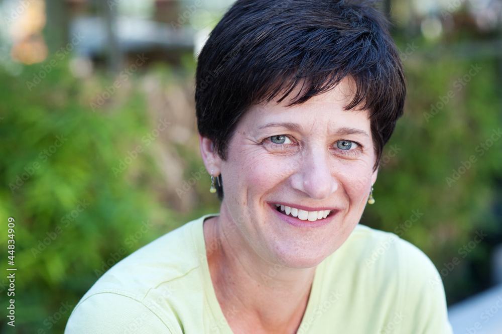 Portrait of a smiling mature woman Portrait of a smiling mature woman