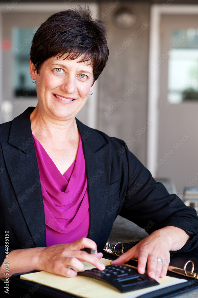 Fototapeta premium Portrait of a mature businesswoman