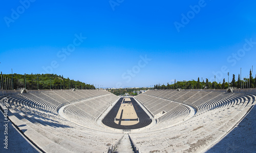 Panathenaic stadium or kallimarmaro in Athens photo