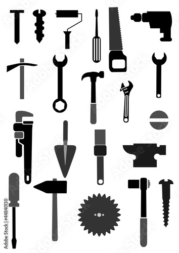 Set Werkzeugicons