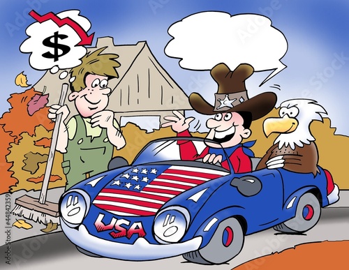 Fotografie Buy a car in the U.S. for a low tax import price