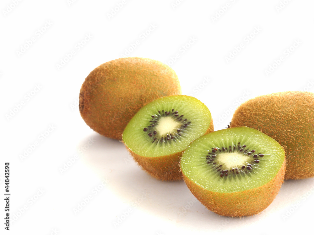 Kiwifruit isolated on white background Kiwifruit isolated on white background