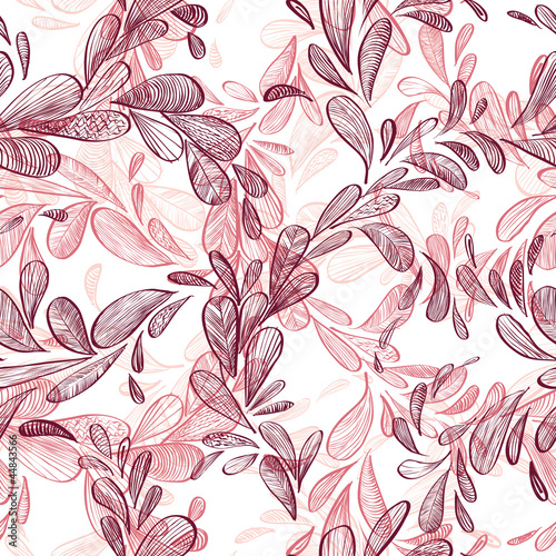 Floral background, seamless pattern.