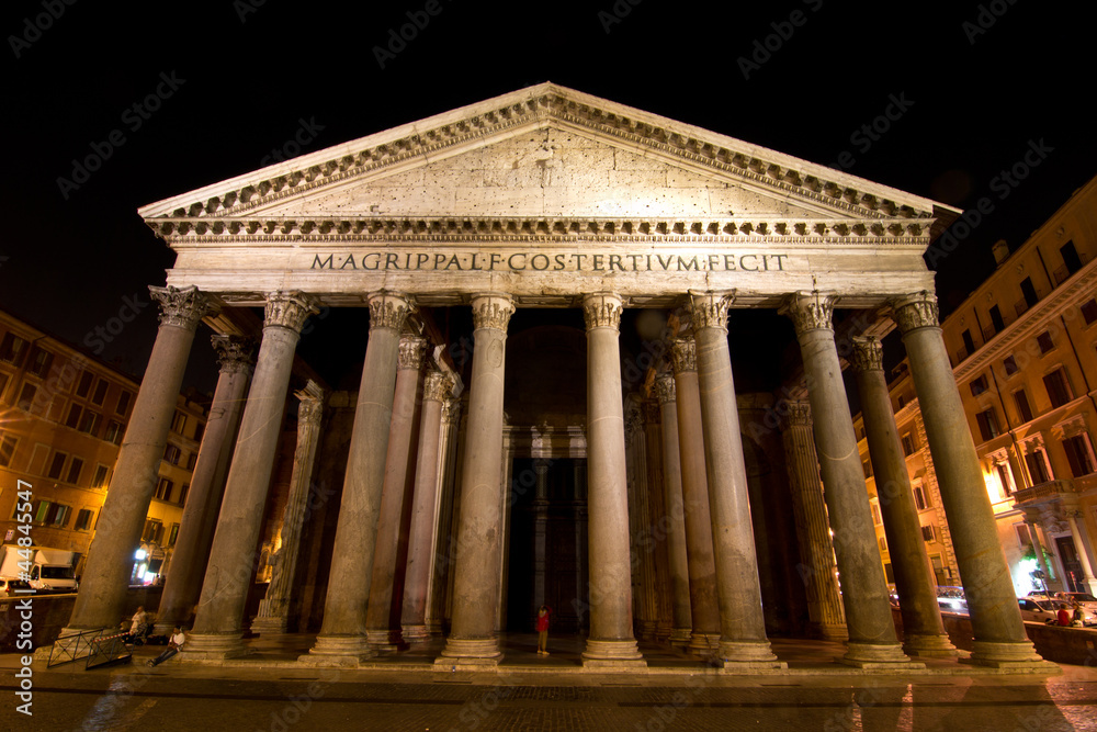 Pantheon by night (Rome,Italy)