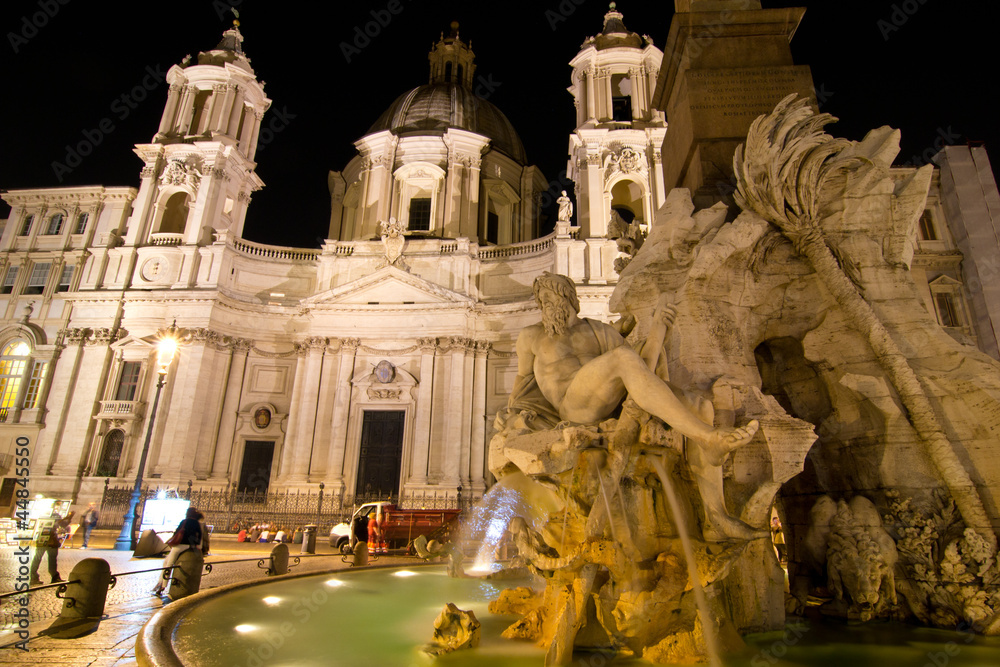 Piazza Navona by night (Rome,Italy)