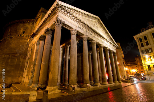 Pantheon by night (Rome,Italy) photo