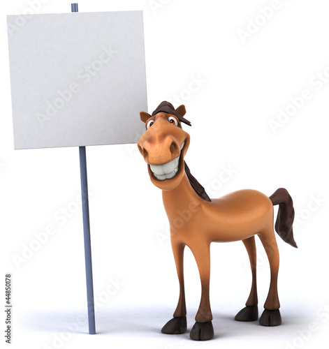 Quadro em tela Fun horse