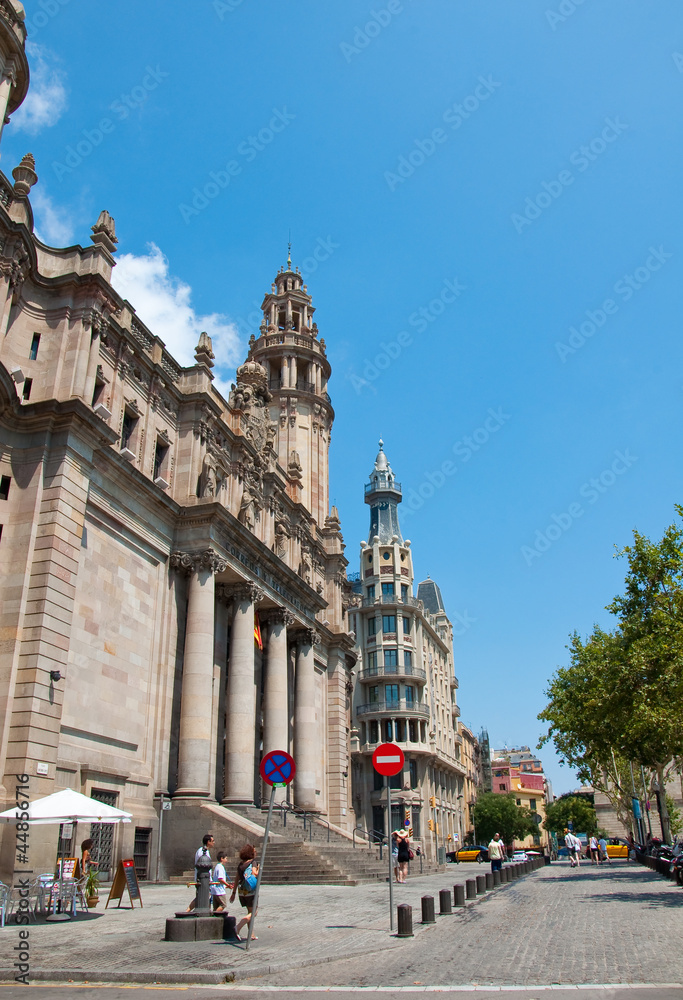 Fototapeta premium Barcelona's telegraph in the midday.