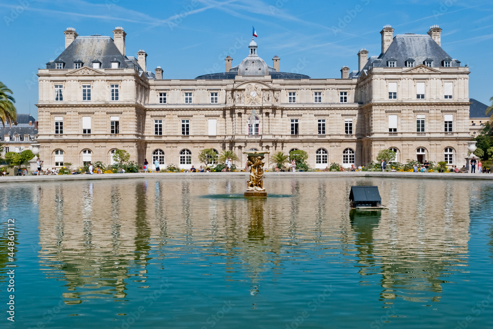 Luxembourg Palace frontal view, Paris