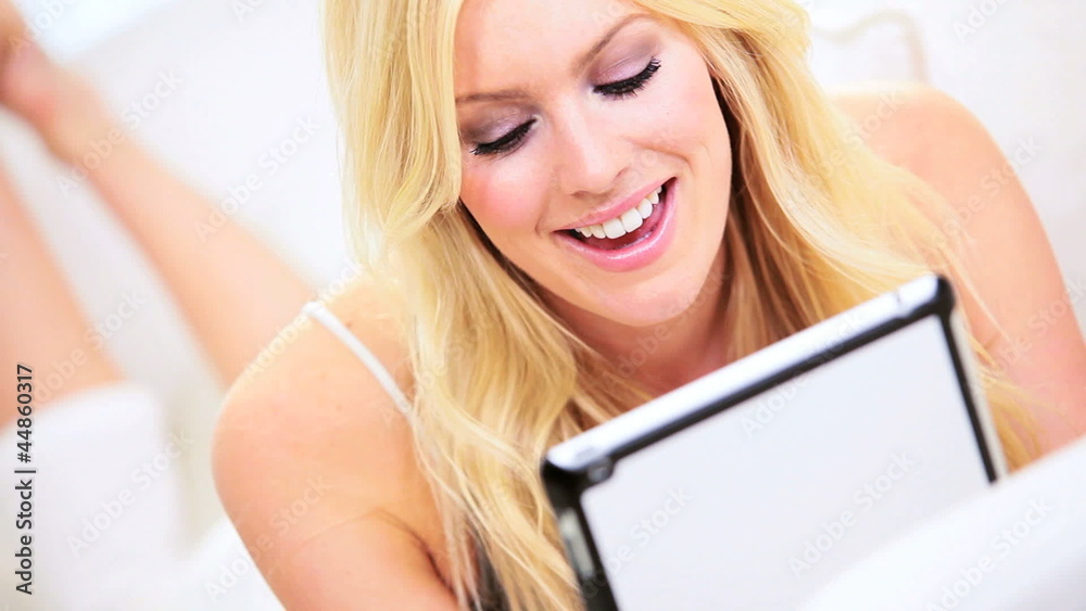 Blonde Girl Home Online Shopping