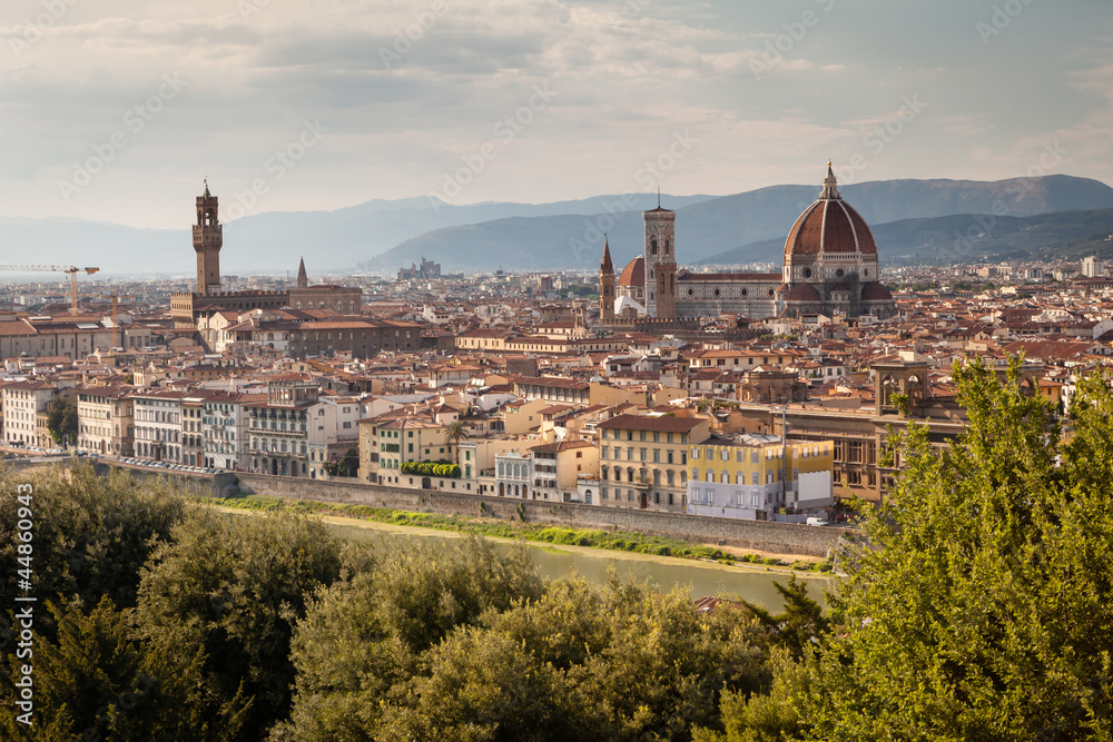 Panoramic view on Florence, Tuscany, Italy