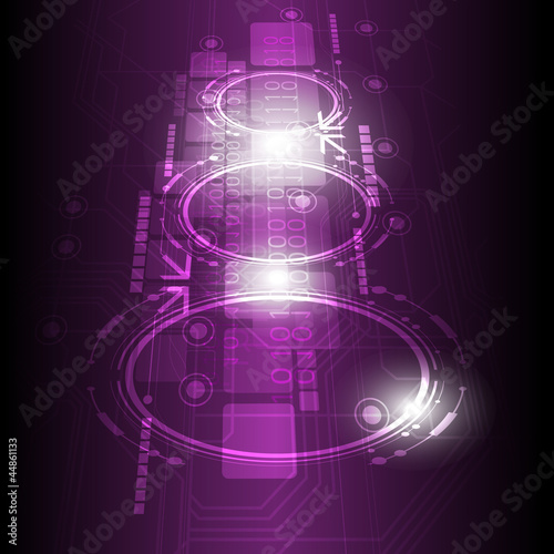 digital future technology background