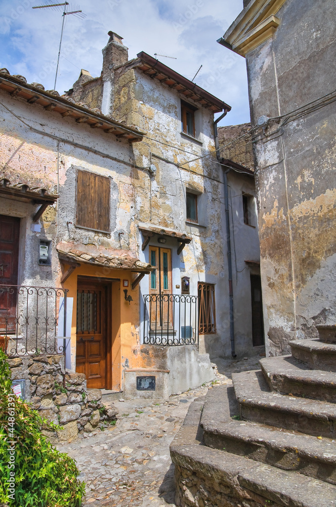 Alleyway. Calcata. Lazio. Italy.