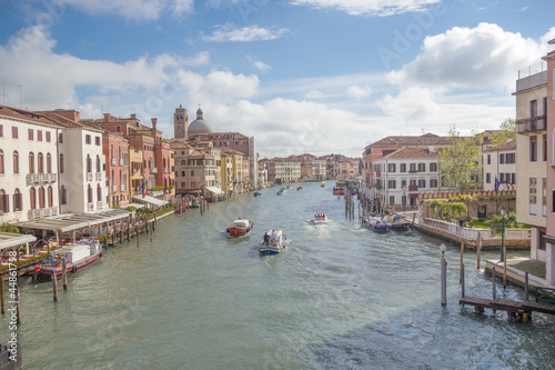 View of the water channel in the Venice