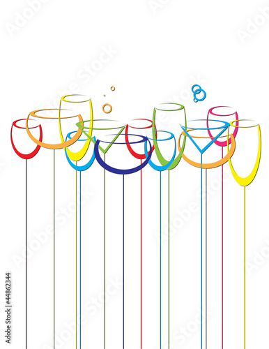 abstract drink background alcohol wine glasses