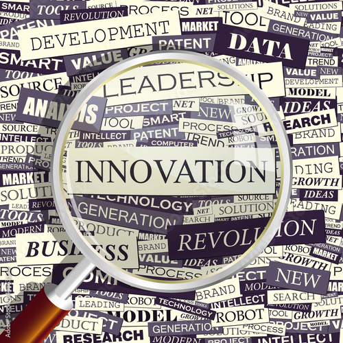 INNOVATION. Vector illustration.