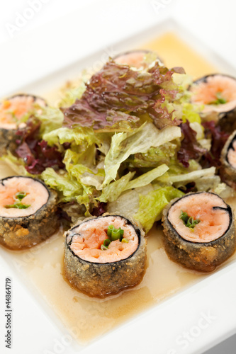 Japanese Cuisine - Deep-fried Sushi Roll