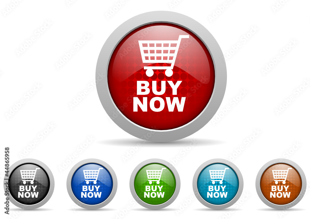 buy now vector icons set buy now vector icons set