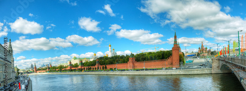 Obraz na płótnie Overview of downtown Moscow w salonie