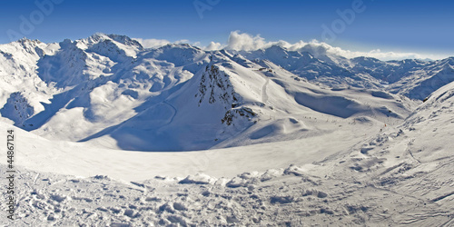 Piste de ski - Domaine des 3 Vallées © Delphotostock