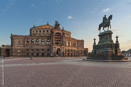 The Semper Opera House in Dresden