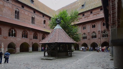 Malbork castle in Pomerania region of Poland.