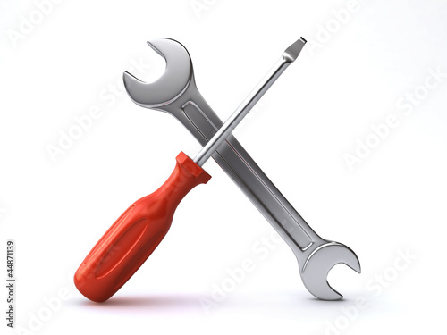 Photo screwdriver and wrench