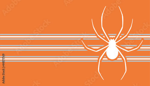 Orange insect background