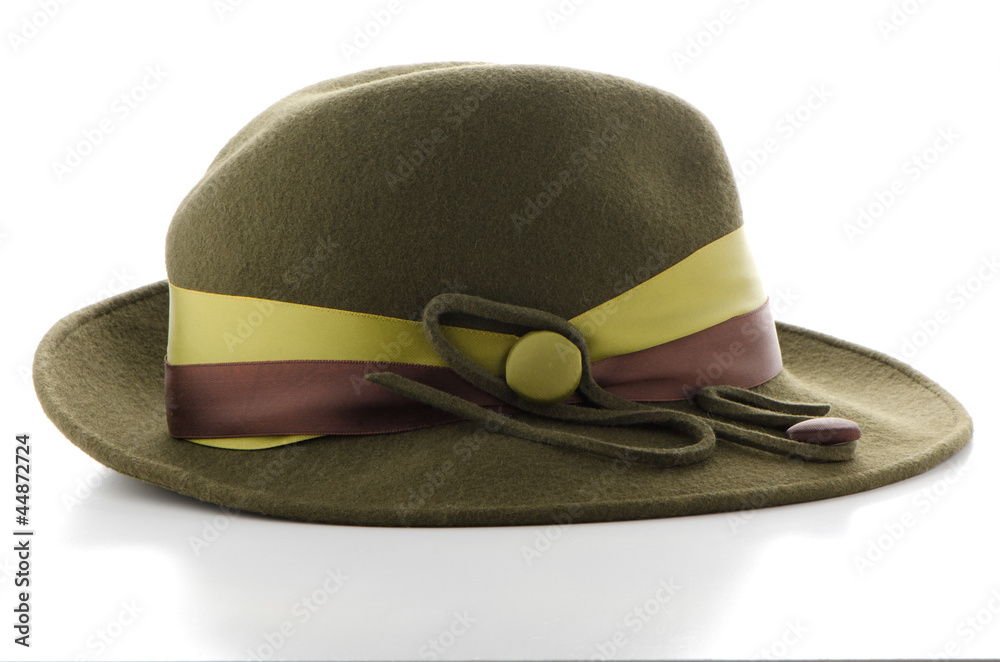 Obraz premium Green vintage hat