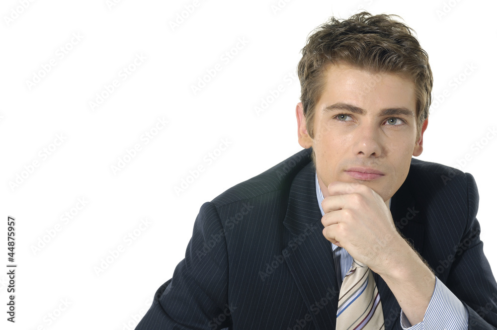 Close up portrait of handsome young business man Close up portrait of handsome young business man