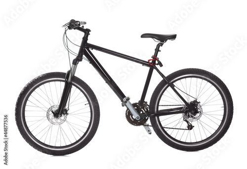 Black mountain bike
