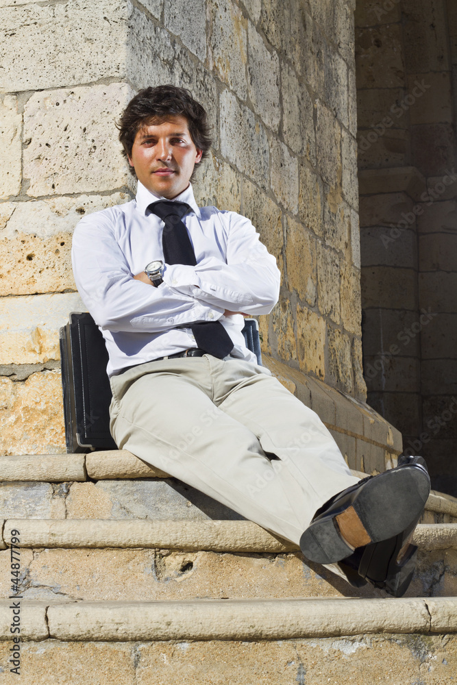 Obraz premium European business man