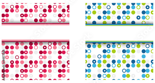 Dotted colorful background