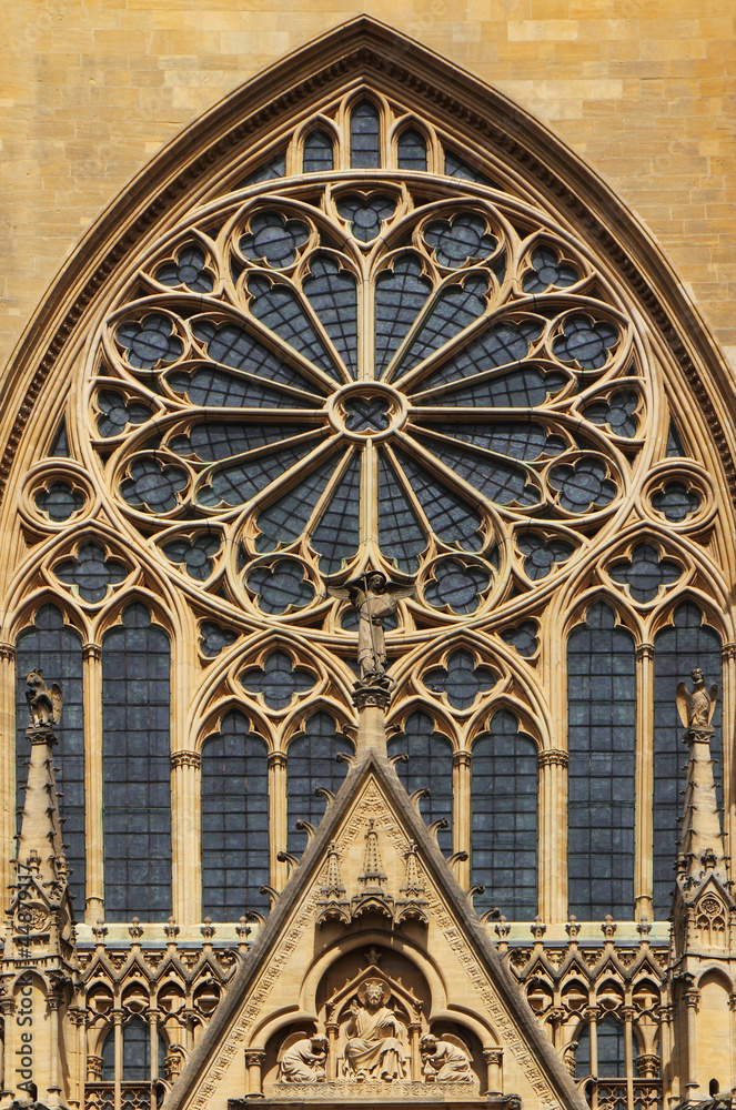 Rosace sud de la cathédrale de Metz